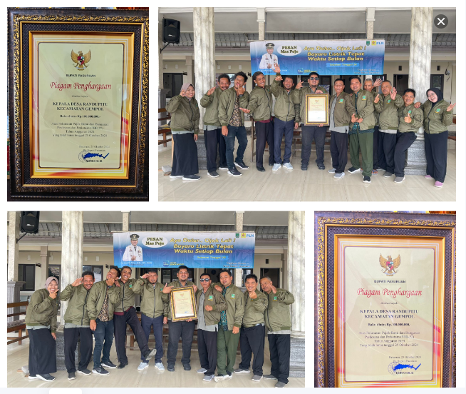 Gambar Berita Desa Randupitu Ungguli Desa Lain di Kabupaten Pasuruan dengan Lunas Pajak Lebih Awal